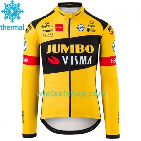 Wielershirt 2020 Team Jumbo-Visma N001 Winter Thermal Fleece